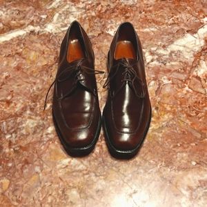 Allen Edmond brown dress shoe